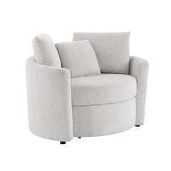 Beckett Storage Chair Ivory