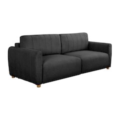 Galloway Convertible Sofa Charcoal Boucle