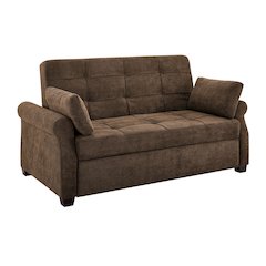 Hampton Sofa Queen Brown