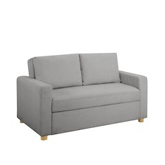 Tyler Convertible Sofa Grey Boucle