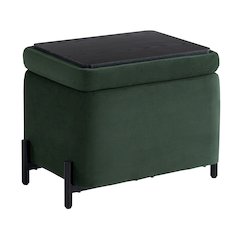 Kona Storage Ottoman Small Green