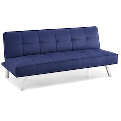 Corey Sofa Lounger Sleeper Convertible Navy Blue