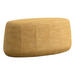 Kayden Upholstered Ottoman Large Mustard