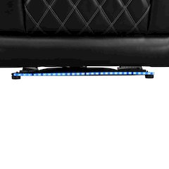 Max Power Recliner Living Room Set with LED Black
