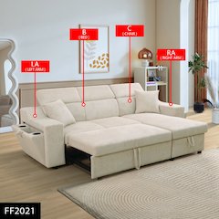 Max Power Recliner Living Room Set Off-White