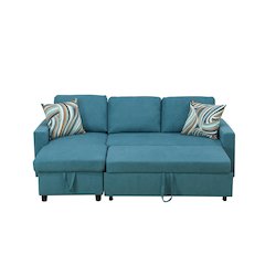 Sectional Sofa Set For Living Room In Blue Color
