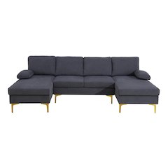 Sectional Sofa Set For Living Room In Grey Color