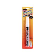 Bistro White Marker, Fine Tip, Pack of 6