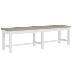 Beige Upholstered Dining Bench – Elegant Bedroom or Bed Bench Option