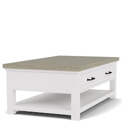 Cora Two Drawer Coffee Table Large