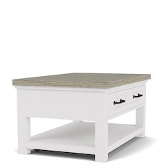 Cora Two Drawer Coffee Table Small