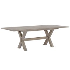 Gray Rectangular Dining Table, 48 Inch Dining Table for Kitchen or Dining Room