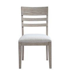 Gray Wooden Dining Chair for Kitchen Table and for Dining Table, Set of 2
