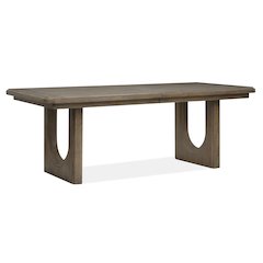 Westbourne Dark Umber Extendable Trestle Dining Table