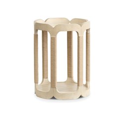 Sunset Cove Sanibel Brown Drum Table