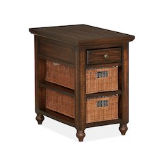 Cottage Lane Coffee Rectangular Chairside End Table