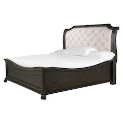 Bellamy Peppercorn King Sleigh Bed
