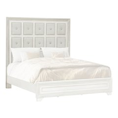 Pulaski Camila Creamy White King/Cal King Upholstered Headboard