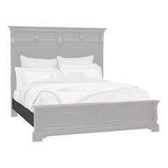 Pulaski Hickory Creek Brown Velvet California King Set Of Side Rails