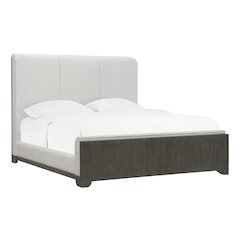 Pulaski Anderson Park Moose Trail And Frontier Brown Queen Upholstered Bed