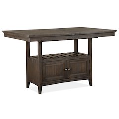Westley Falls Graphite Extendable Counter Height Dining Table