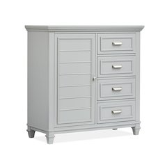 Charleston Harbor Gray Grey Door Chest