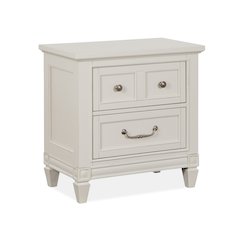 Willowbrook Egg Shell White With Slight Rub Through Drawer Nightstand