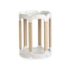Sunset Cove Moonlight Pearl Drum Table