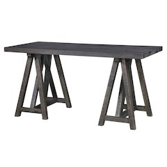 Sutton Place Weathered Charcoal Desk