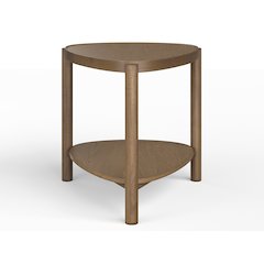 Hadleigh Brown Honey Shaped Accent End Table