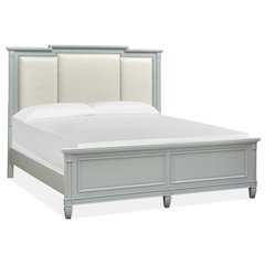 Glenbrook Pebble Queen Upholstered Panel Bed