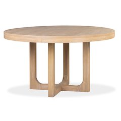Somerset Butternut Round Dining Table