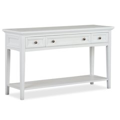 Heron Cove Chalk White Rectangular Sofa Table