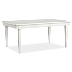 Willowbrook Egg Shell White Extendable Rectangular Dining Table