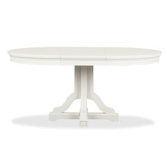 Willowbrook Egg Shell White Extendable 48" Round Dining Table