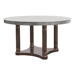 Pulaski Asher Park Piano Brown Round Dining Table Base