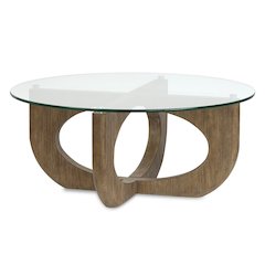 Lainey Almond Round Cocktail Table