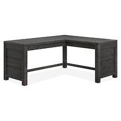 Plum Creek Ravenwood Black L-Desk