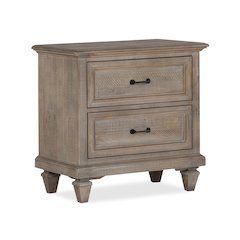 Lancaster Dovetail Grey Drawer Nightstand