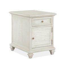 Newport Alabaster Chairside End Table