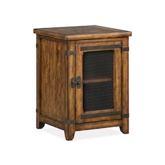 Chesterfield Farmhouse Timber Chairside End Table