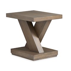 Lansbury Antique Wheat Rectangular End Table