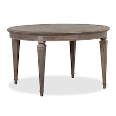 Lancaster Dovetail Grey Extendable Round Dining Table