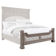 Pulaski Kingsbury French Gray Queen Panel Footboard And Slats