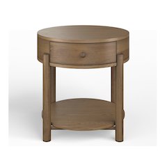 Hadleigh Brown Honey Round End Table