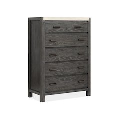 Plum Creek Ravenwood Black Drawer Chest