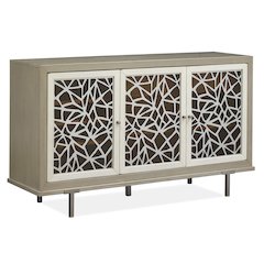 Lenox Warm Silver And Acadia White Server