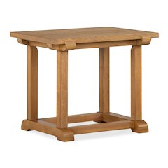 Lindon Belgian Wheat Rectangular End Table
