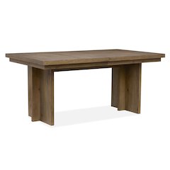 Marcel Harvest Brown Extendable Trestle Dining Table