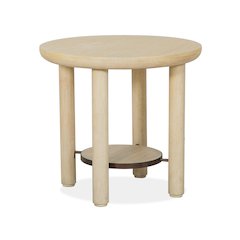 Sunset Cove Sanibel Brown Round End Table